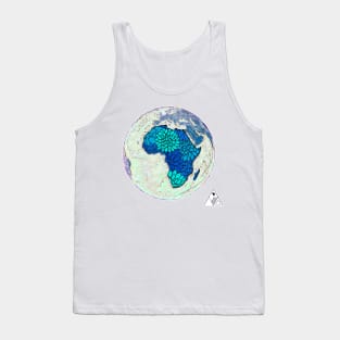 AFRICA FLOWERED CONTINENT by AfreeKA -1 Tank Top